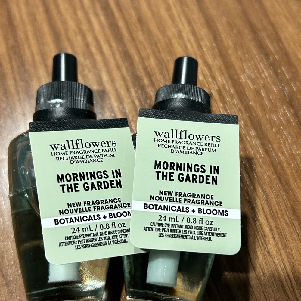 2 Bath & Body Works Mornings In The Garden Wall Flower